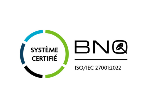 Logo de ISO27001 et BNQ
